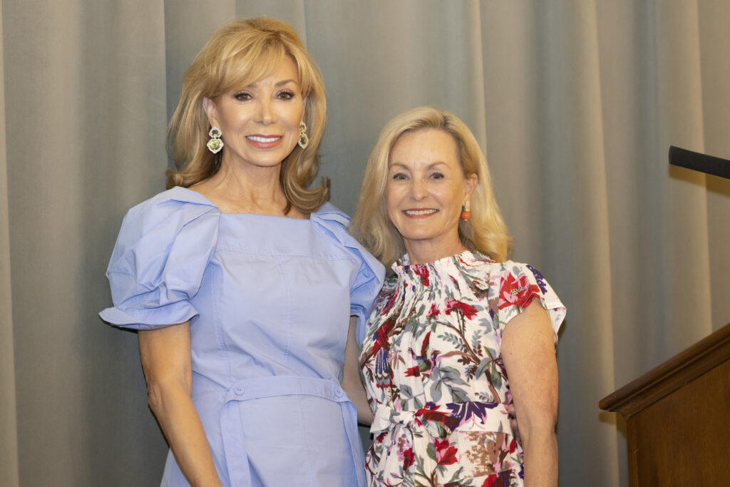 Honoree Olivia Kearney with presenter Gail Landreth. (Photo by Sharon Ellman)
