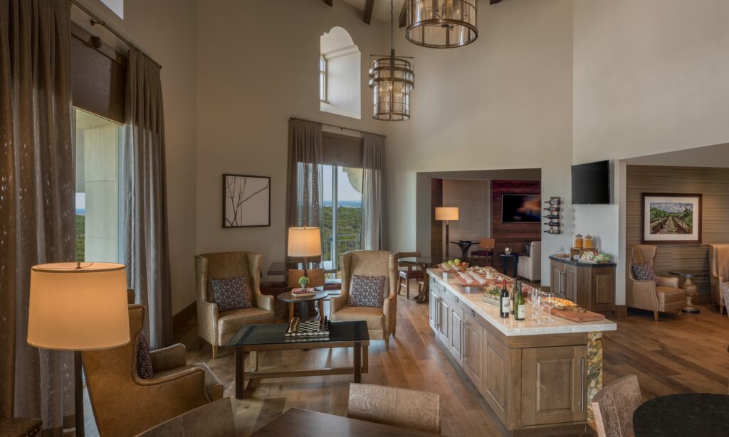 While the resort bills itself as a place that welcomes your entire brood (there is a Six Flags Fiesta Texas up the street), you might want to leave the kiddos at home and book a room in the hush (adults only) surroundings on Seven. (Photo by Care of La Cantera Resort and Spa)