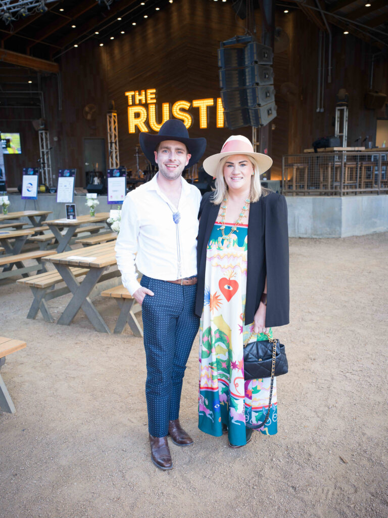 Jack Vielhauer, Nora Jarrard at the Cattle Baron's Ball kick-off held at The Rustic Downtown. (Photo by Daniel Ortiz)