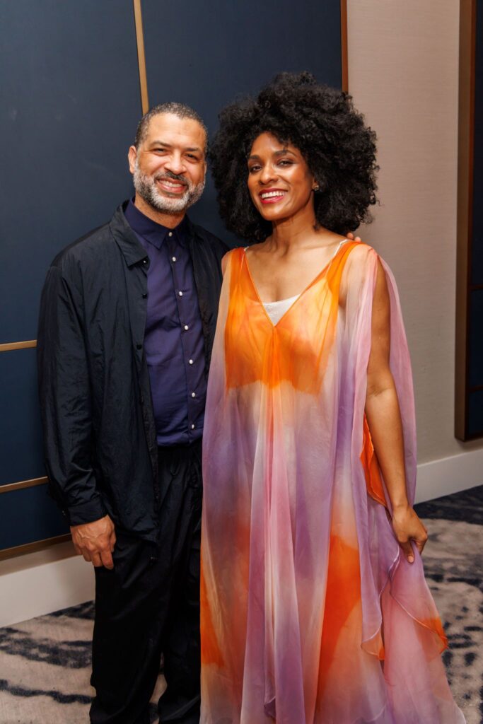 Jason Moran & Alicia Hall Moran at DACAMERA's Music Salons and Jazz Supper Club evening (Photo by Katy Anderson)