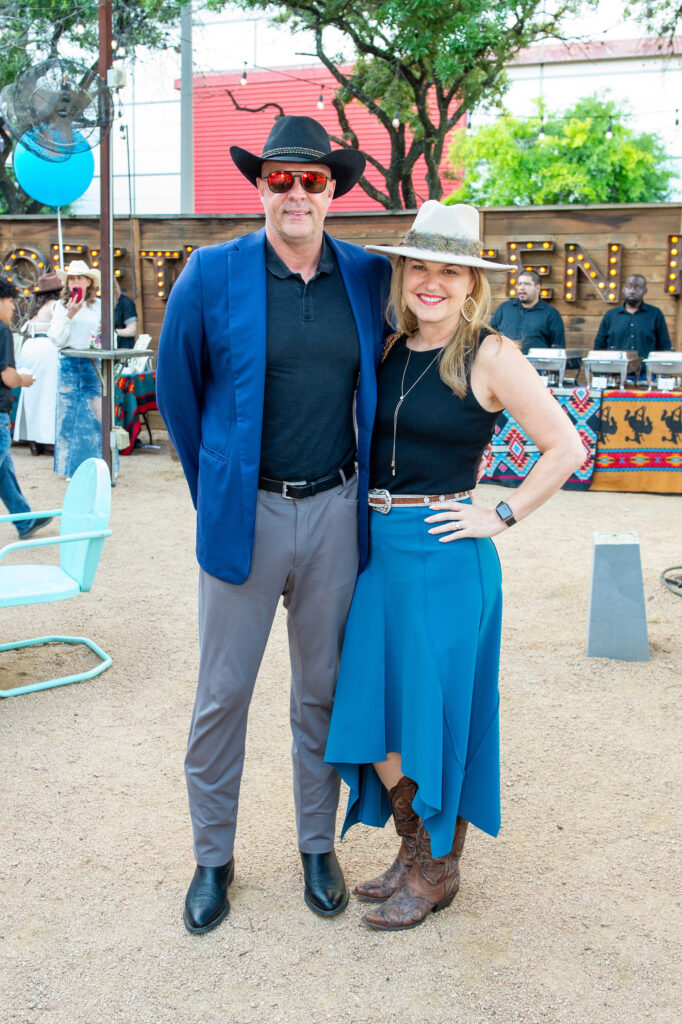 Jeff Marx, Janette Marx at the Cattle Baron's Ball kick-off held at The Rustic Downtown. (Photo by Jacob Power)