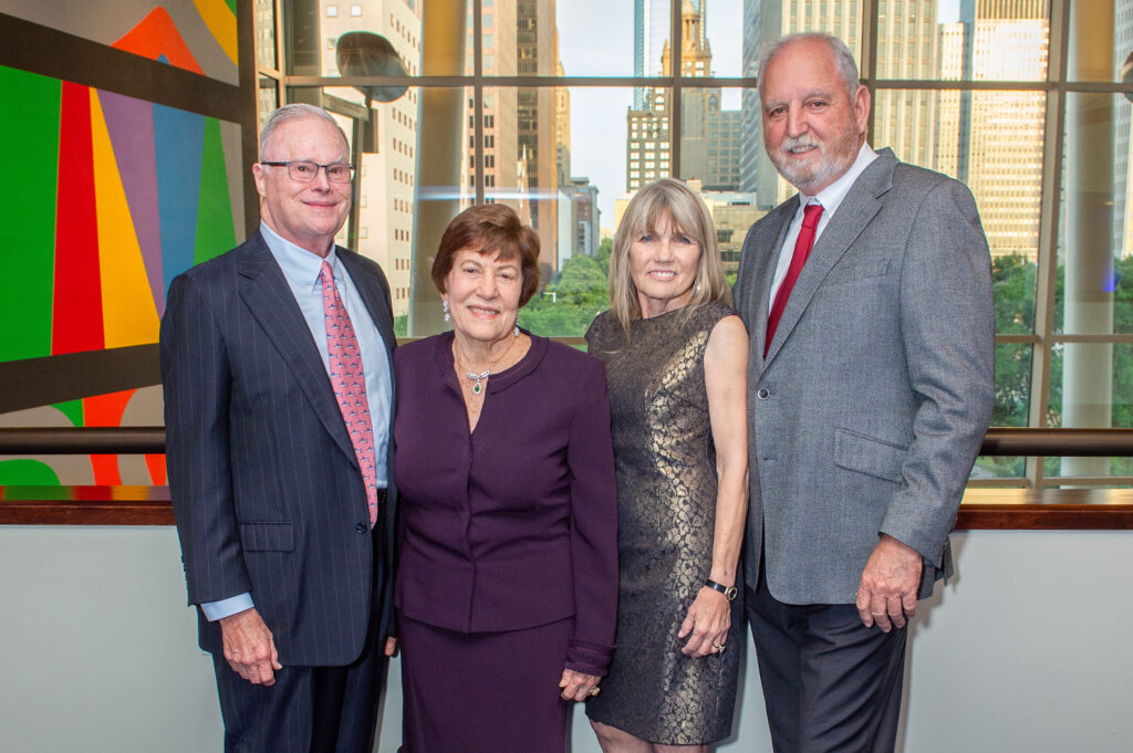 Jim & Judy Nicklos, Glenda & Russell Gordy at The Hobby Center's 'A Night at the Founders Club' (Photo by Jacob Power)