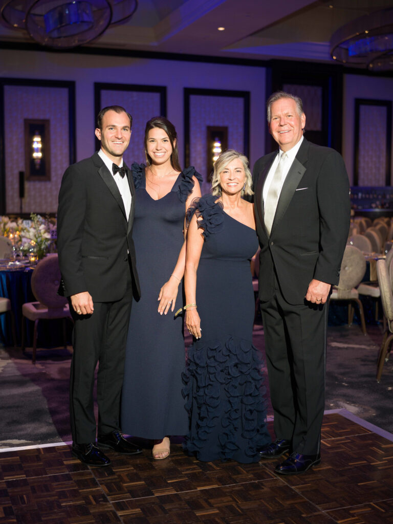 Honorary chairs John & Carly Whitehurst, Claudia & Brad Freels at the Make-A-Wish gala (Photo by Daniel Ortiz)