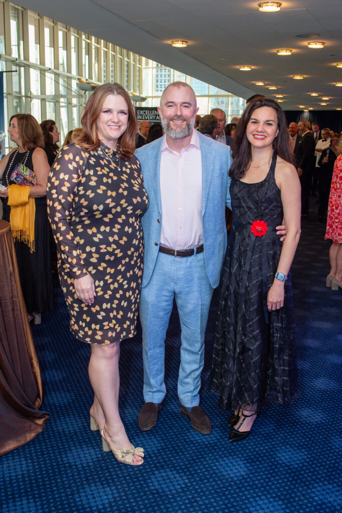 Kate & Steve Fowler, Deborah Lugo at The Hobby Center's 'A Night at the Founders Club' (Photo by Jacob Power)