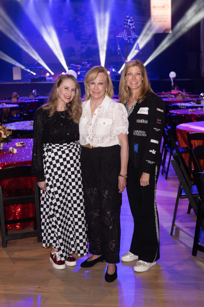 VICTORY Rally Ball chairs Kathryn Noser, Jessica Younger, Jennifer Barron (Photo by Wilson Parish)
