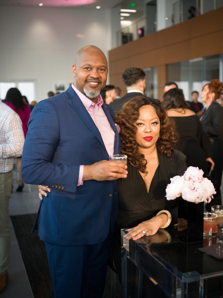 Kendrick & Nia Benson at the grand opening of Central Houston Cadillac's new location near NRG Park (Photo by Daniel Ortiz)