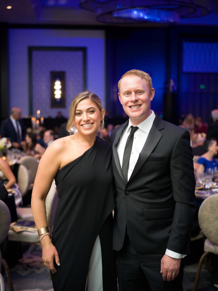 Lyndsay & Matt Pennebaker at the Make-a-Wish gala (Photo by Daniel Ortiz)