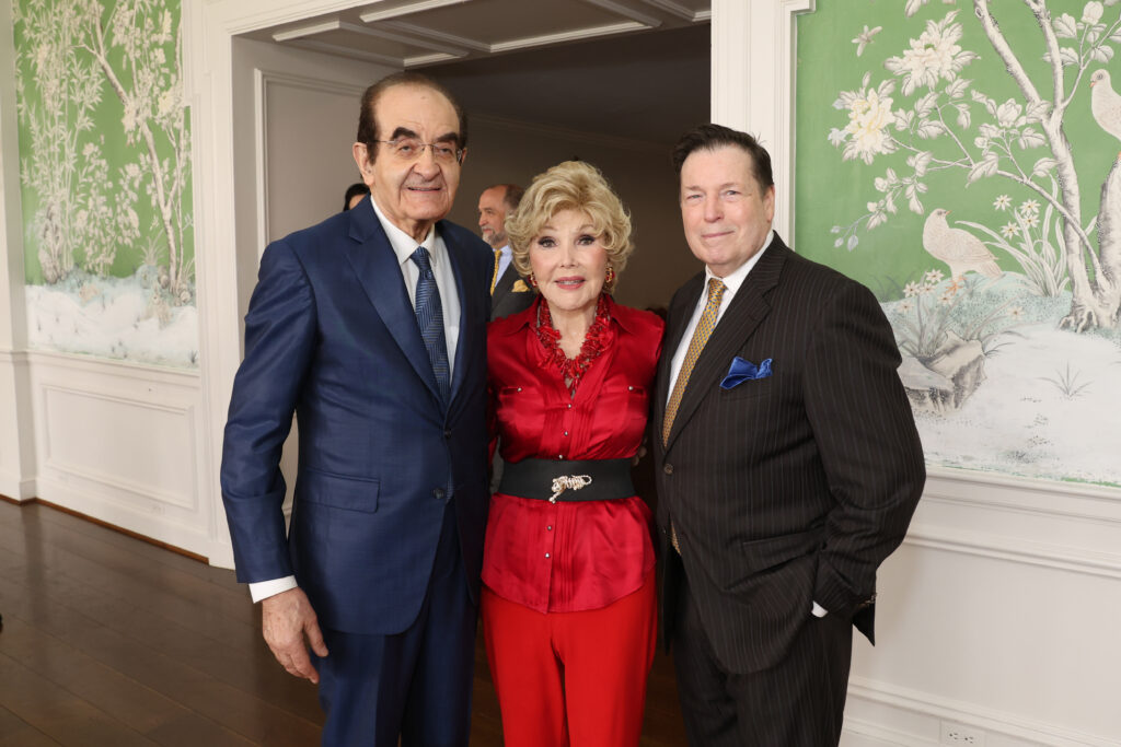 Nino Shbeeb, Joanne King Herring, Scott Evans t the Men of Distinction luncheon