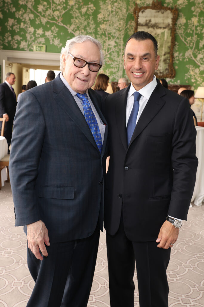 Dr. Bud Frazier, Dr. Devinder Bhatia at the Men of Distinction luncheon
