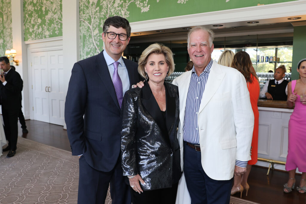 Michael Dellinger, Kellie & Jeff Hepper at The Broach Foundation dinner.