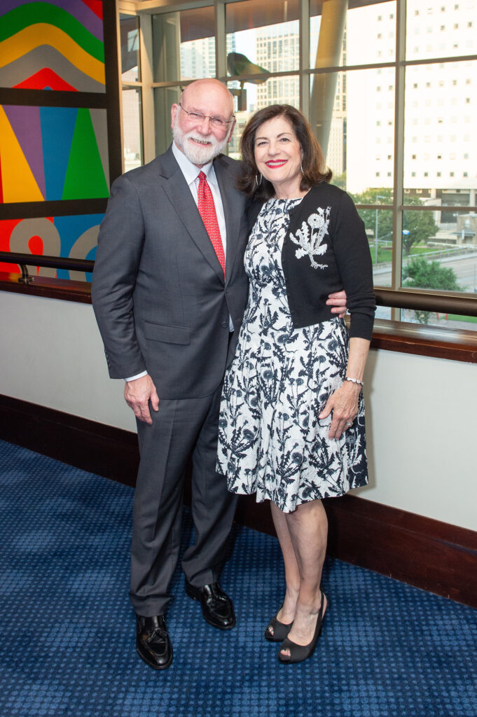 Michael & Ellie Francisco at The Hobby Center's 'A Night at the Founders Club' (Photo by Jacob Power)