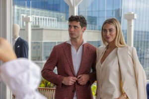 Models Holden and Julia wearing Clements and Church (Photo by Robert Underwood)