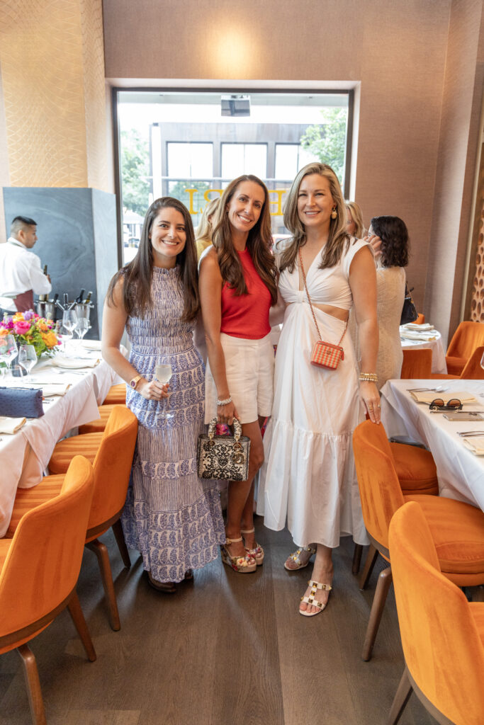 Molly Pritzker, Jill Belland, Bethany Buchanan at the de Boulle Diamond & Jewelry lunch at Bari (Photo by Jordan Geibel)
