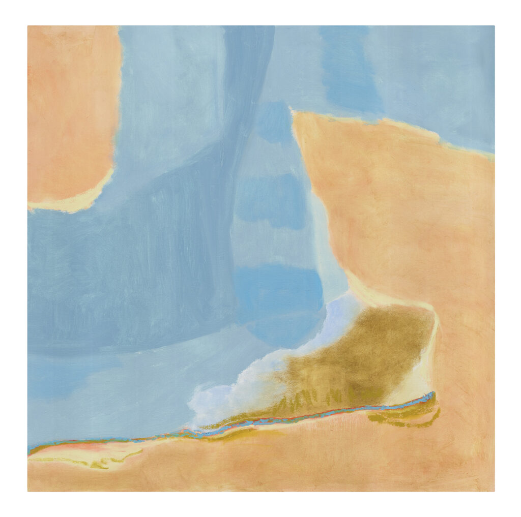 Terrell James's "Peninsula," 2023. Oil on canvas. (Courtesy Josh Pazda Hiram Butler Gallery)