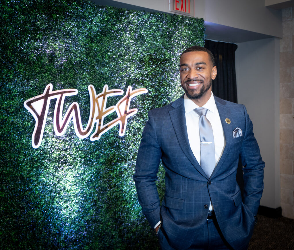 Phillip Londo at the 20th annual International Women's Leadership Summit.