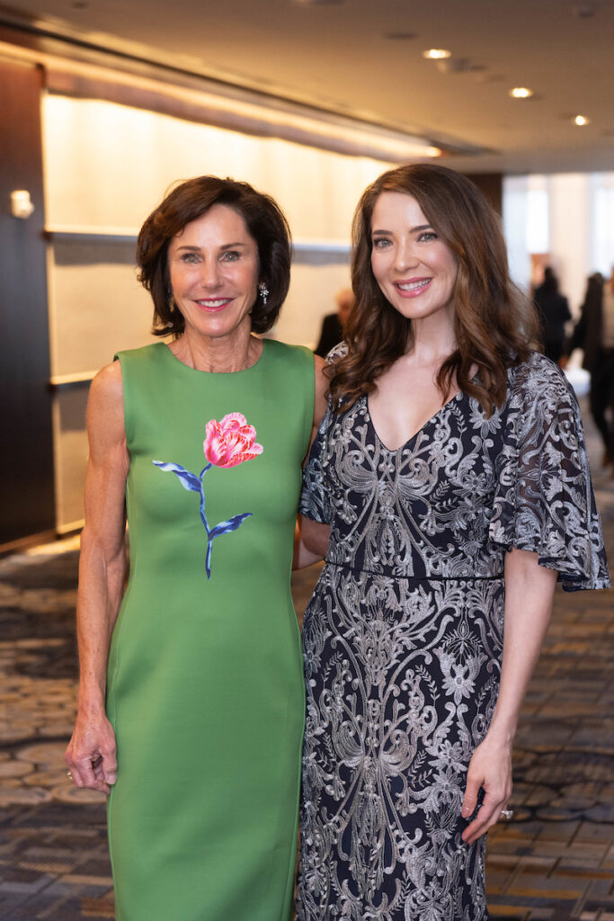 Host committee chair Heidi Gerger, Jessica Strehlow at Holocaust Museum Houston’s 2024 LBJ Moral Courage Award Dinner  (Photo by Wilson Parish)