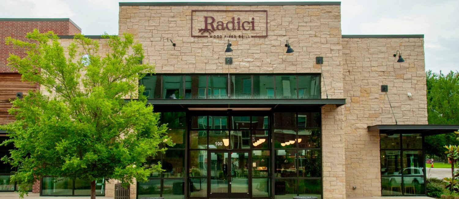 The exterior of Radici in Farmer’s Branch