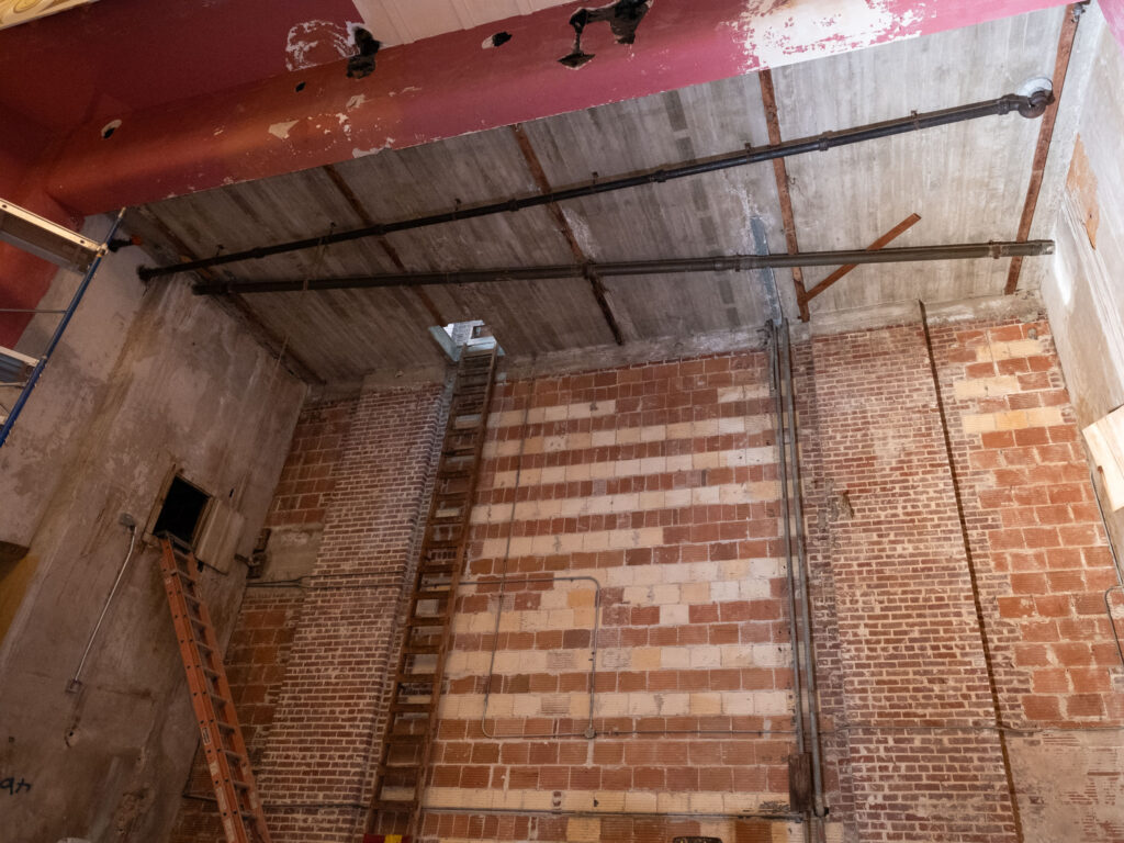 The reborn River Oaks Theater will have a 200 seat main theater and a smaller 50 seat theater upstairs. (Photo by F. Carter Smith)