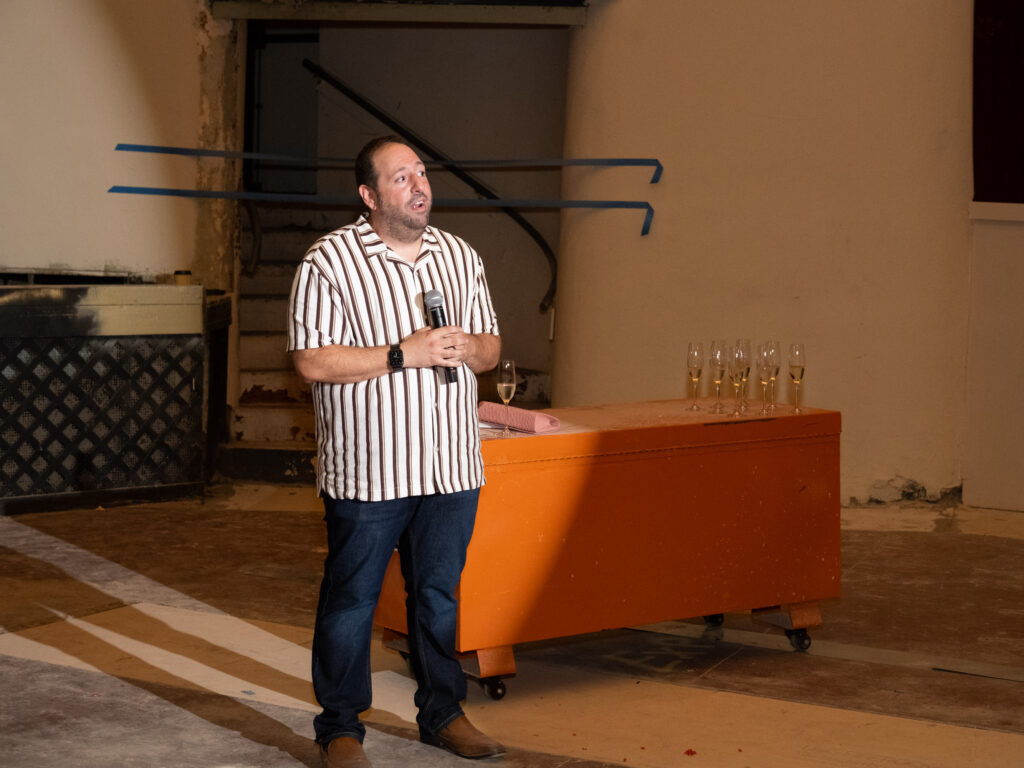 Culinary Khancepts vice president of development Jason Ostrow takes the responsibility of renovating the River Oaks Theater very seriously. (Photo by F. Carter Smith) 