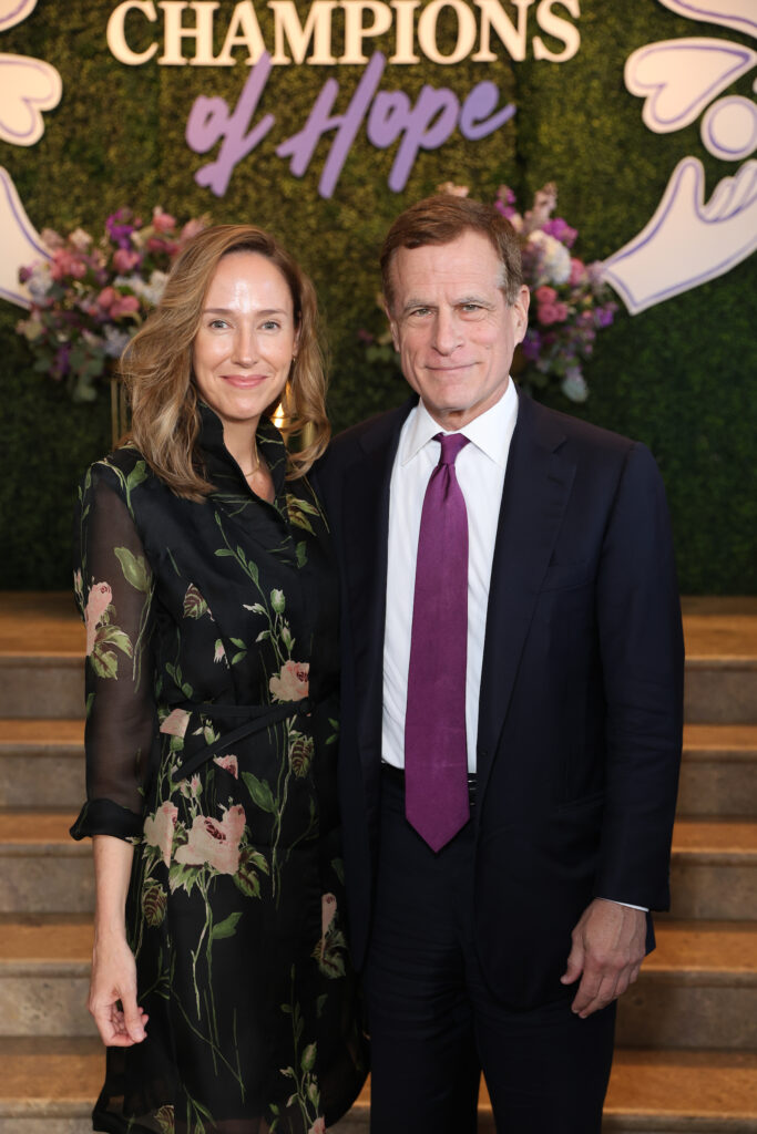 Ronel Golden, Rob Kaplan at the Holdsworth 'Champions of Hope' dinner (Photo by Priscilla Dickson)
