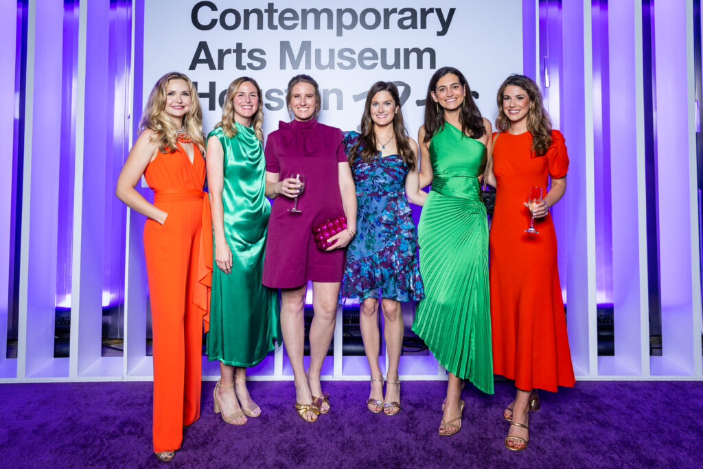 Sage Cuenod, Payton Hudson, Kylie Carruth, Helen Crain, Phoebe Cholnoky, Adele Noel at CAMH 75th Gala (Photo by Emily Jaschke)