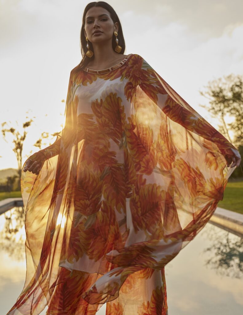 AvA fashions are made from fabric patterns created by designer Ala von Auersperg. (Photo courtesy of AvA) 