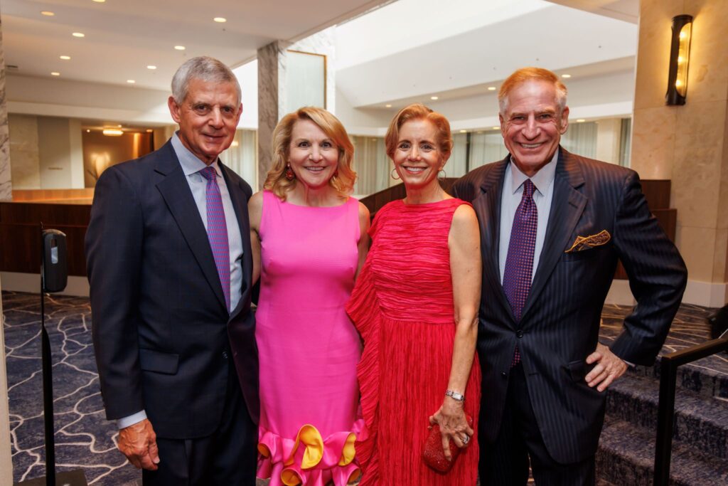 Stan & Gay Nord, Mike & Mary Alice Parmet at DACAMERA's Music Salons and Jazz Supper Club evening (Photo by Katy Anderson)