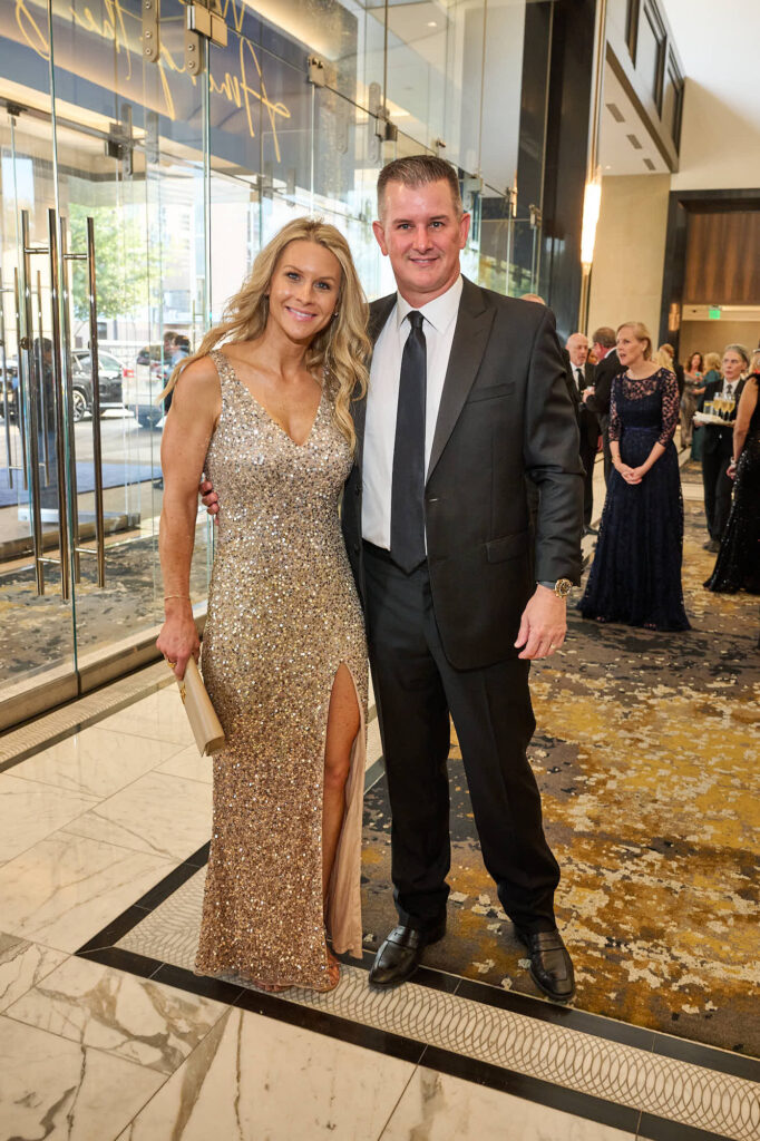 Stephanie & Ryan Moss at the Make-A-Wish gala (Photo by Daniel Ortiz)
