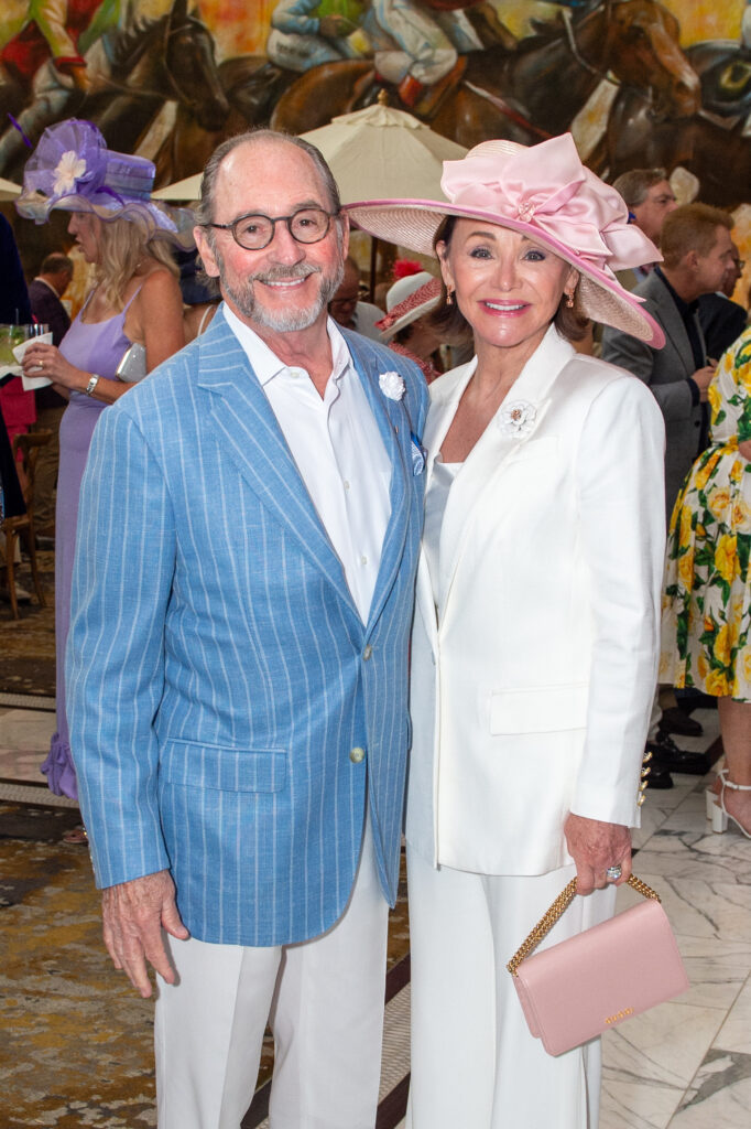 Stuart & Gaye Lynn Zarrow  at the Hats, Hearts & Horseshoes benefit for Bo's Place. (Photo by Jacob Power)