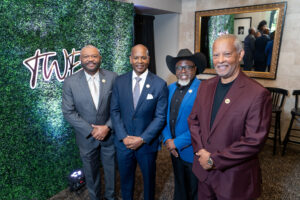 Terry Williams of HEB,Terrance Johnson, Keith D-MARS Davis, D’Artagnan Bebel of FOX 26