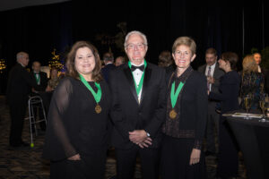 Theresa Wagaman, Barry Blanton and Julie Ambler were former Hometown Heroes in attendance at the 25th anniversary gala.