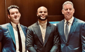 Tony Romo, Dak Prescott, Troy Aikmanat at CAMH 75th Gala (Photo by Emily Jaschke)