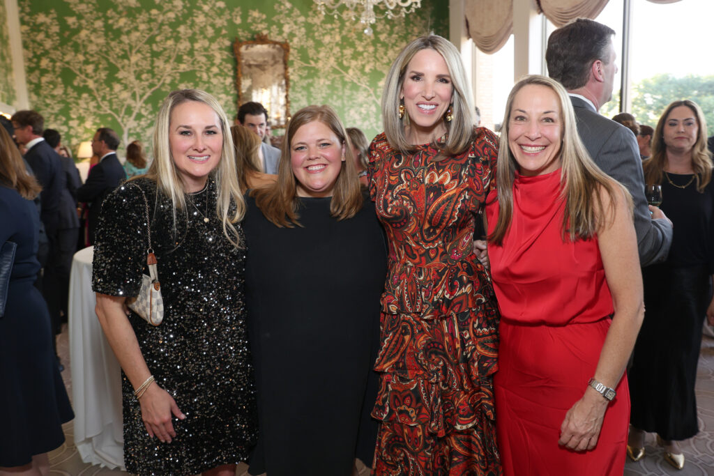 Whitney Erwin, Emily Ross, Ilona Carson, Jen Levy at The Broach Foundation dinner.