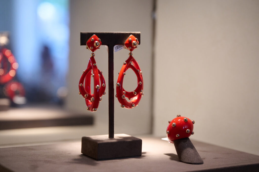 Gorgeous earrings from the Giorgio B line. (Photo by Jonathan Zizzo)