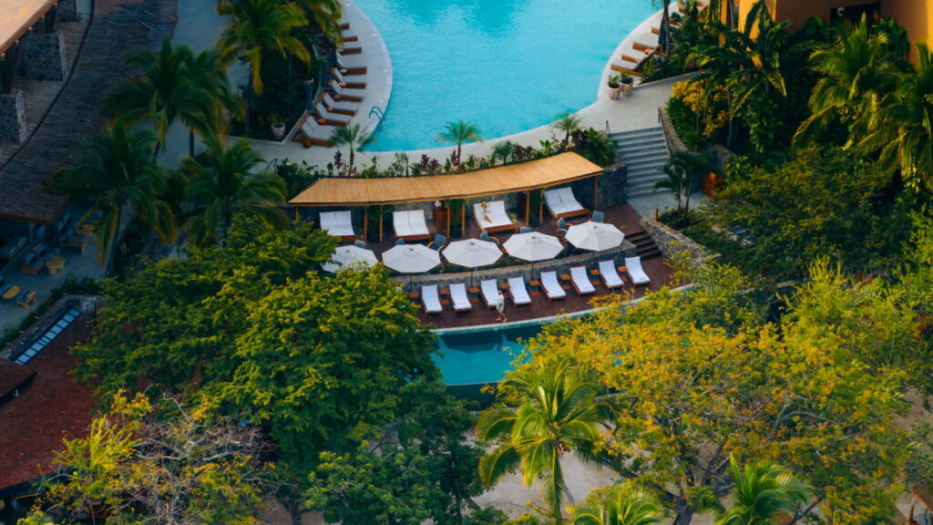 Adults-only cabanas at the Four Seasons Costa Rica.
