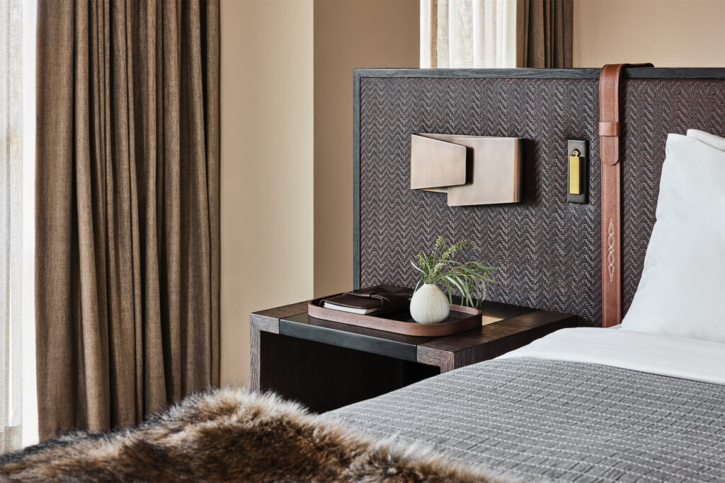 A Bowie House guest room.