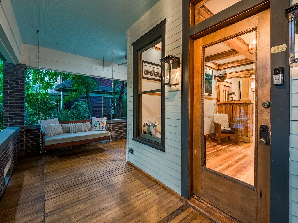 Another view of the home's entrance.  