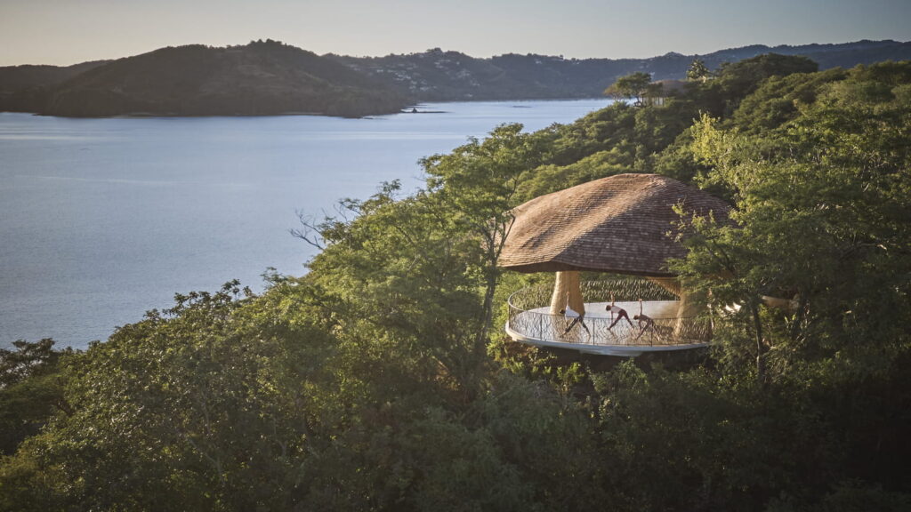 The new wellness shala at the Four Seasons Resort Peninsula Papagayo, Costa Rica.
