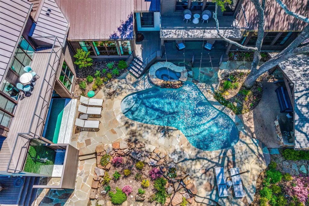 A bird's eye view.