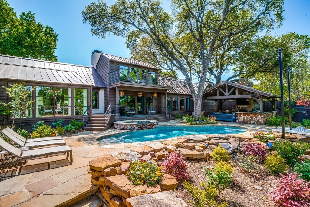 Thoughtful landscaping.