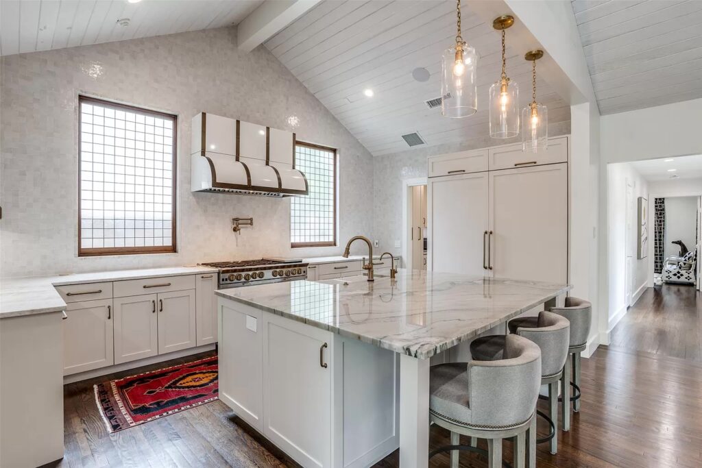 Another view of the updated kitchen.