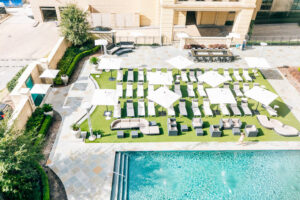 The Stoneleigh Dallas pools