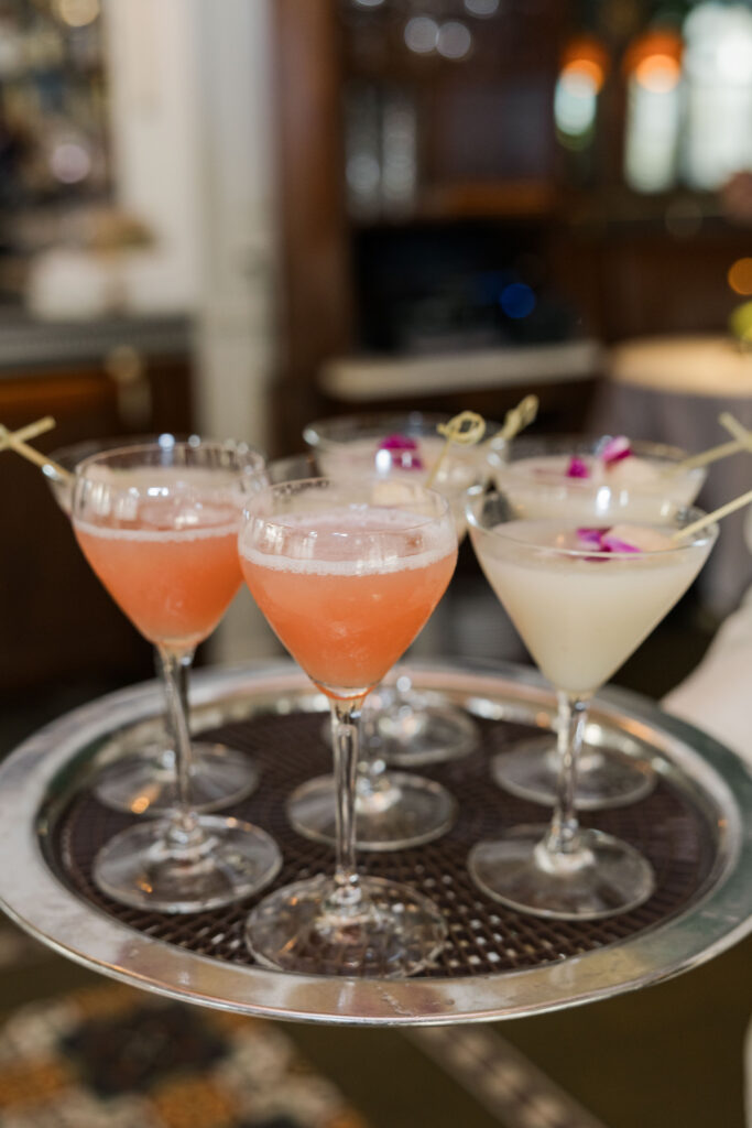 Specialty cocktails created by Manhattan's Emplopyees Only at the Le Colonial Summer Soirée, co-hosted by PaperCity  (Photo by Johnny Than)