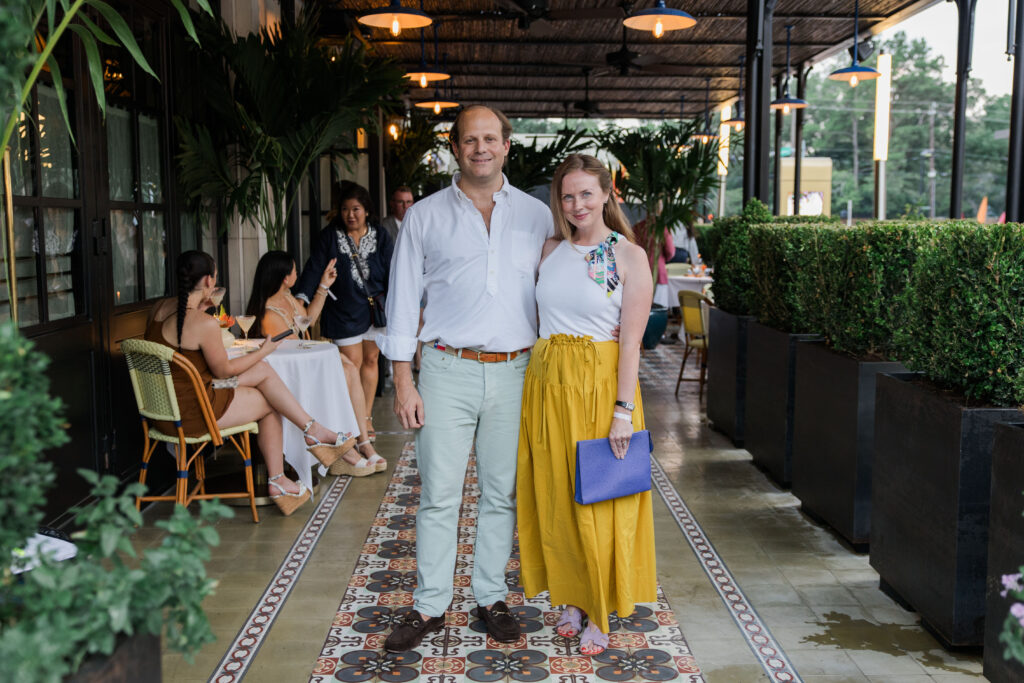 Matt & Anne Lee Phillips at the Le Colonial Summer Soirée, co-hosted by PaperCity (Photo by Johnny Than)