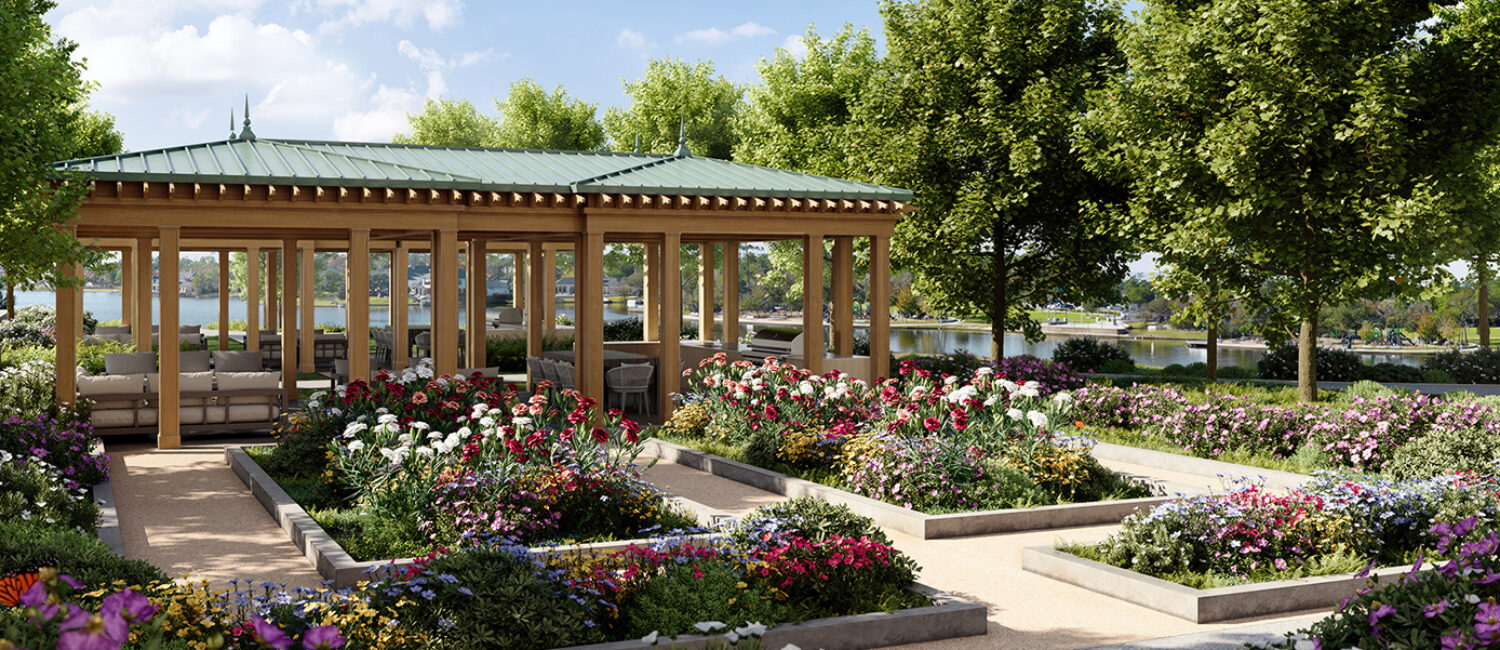 Ritz-Carlton Residences, The Woodlands residents will have access to a floral cutting garden.