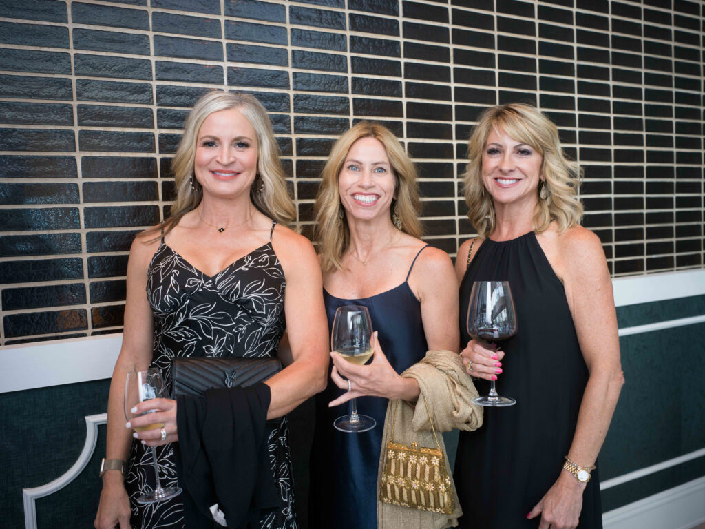  Susan Slaughter, Richelle Birdsall, Monica McFarland at the opening of opulent steakhouse Turner's Cut, located in Autry Park (Photo by Daniel Ortiz )