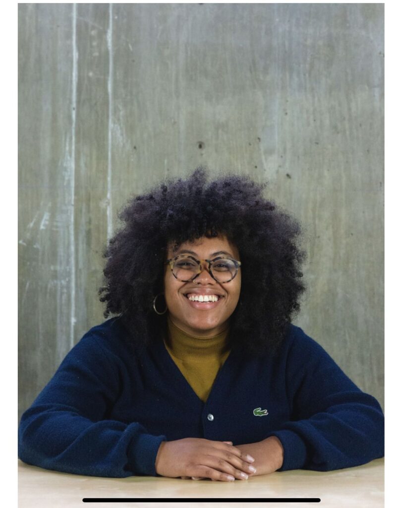 Detroit-born, Houston-based artist Alexis Pye’s work has been exhibited at Project Row Houses, Lawndale Art Center, Contemporary Arts Museum Houston, Art League Houston and Inman Gallery, among other art spaces. She was recently selected to be a 2024 Skowhegan emerging artists residency fellow. (Photo by Bria Lauren. Courtesy Alexis Pye).