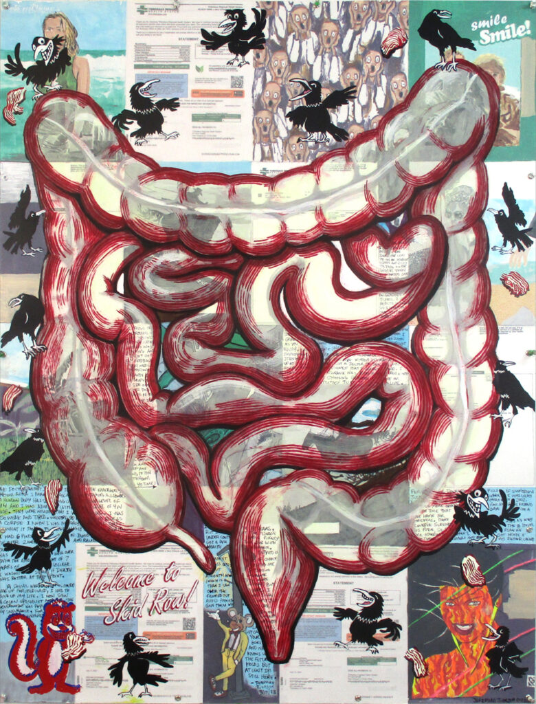 Jeremiah Johnson's "Skid Row," 2023, is  among the pieces featured in Kirk Fine Hopper Art's current exhibition (Photo by Jeremiah Johnson