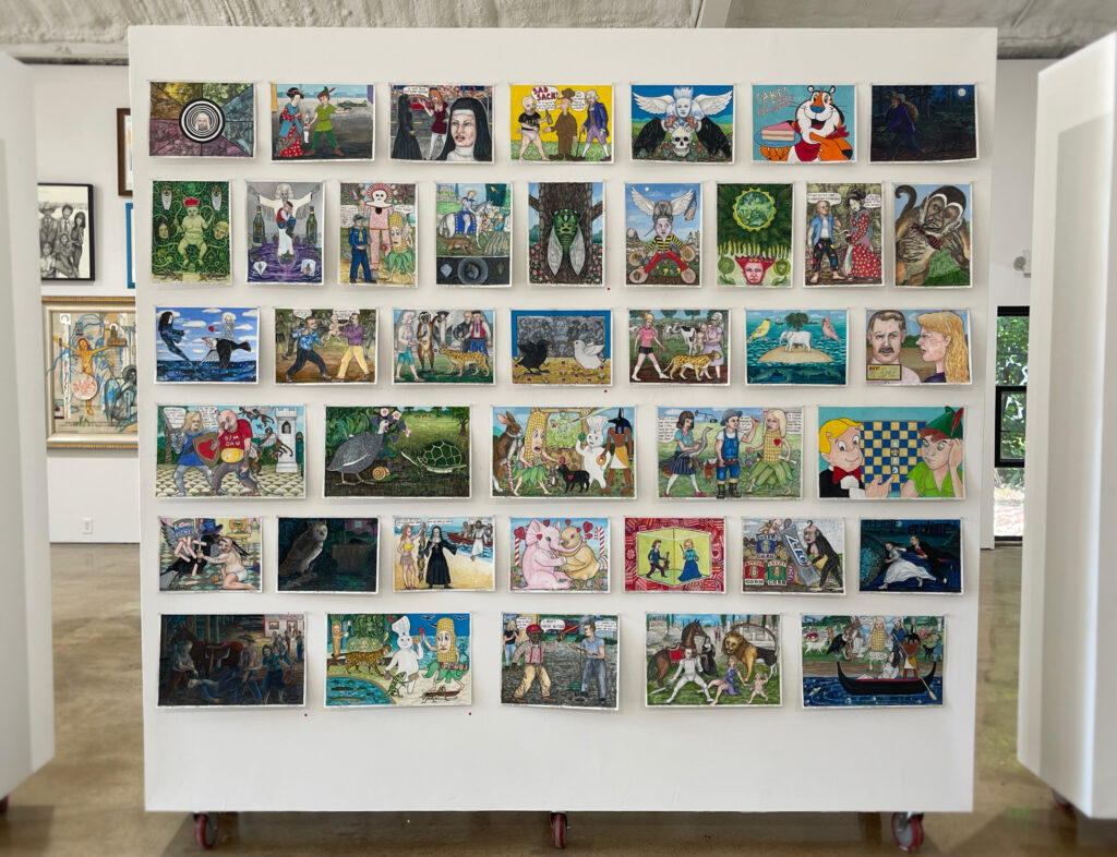 Installation view of Bill Haveron's exhibition "Resurrection" at Ro2 Art Gallery. (Photo by Ro2 Gallery)