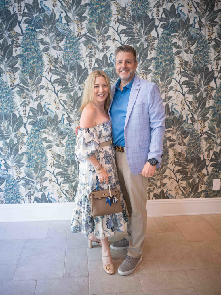 Donae & Rob Chramosta at the opening of opulent steakhouse Turner's Cut, located in Autry Park (Photo by Daniel Ortiz)